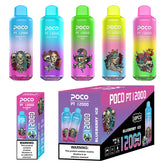 EU Warehouse POCO PT 12000 Puffs Disposable Vape Wholesale - Vapz Vape Wholesale